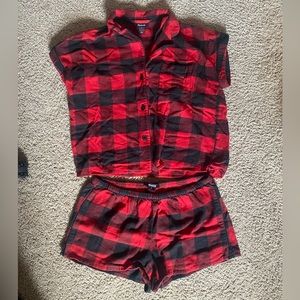 madewell flannel pajama set